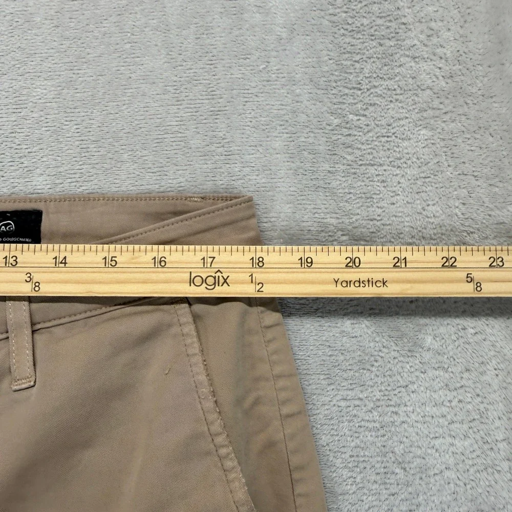 AG Adriano Goldschmied Pants Mens 36R 36x34 Tan‎ Slim Trouser The Marshall Chino